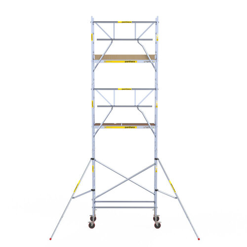 Panthera 75x185 Rollgerüst 7,2m Arbeitshöhe einfaches Geländer Panthera Panthera 75x185 Rollgerüst 7,2m Arbeitshöhe einfaches Geländer