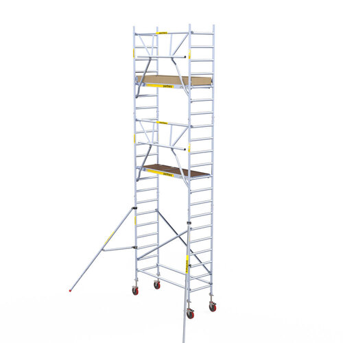 Panthera 75x185 Rollgerüst 7,2m Arbeitshöhe einfaches Geländer Panthera Panthera 75x185 Rollgerüst 7,2m Arbeitshöhe einfaches Geländer