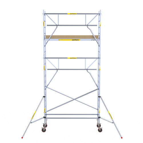 Rollgerüst 75x245 6,2m Arbeitshöhe Einzelgeländer Panthera Rollgerüst 75x245 6,2m Arbeitshöhe Einzelgeländer