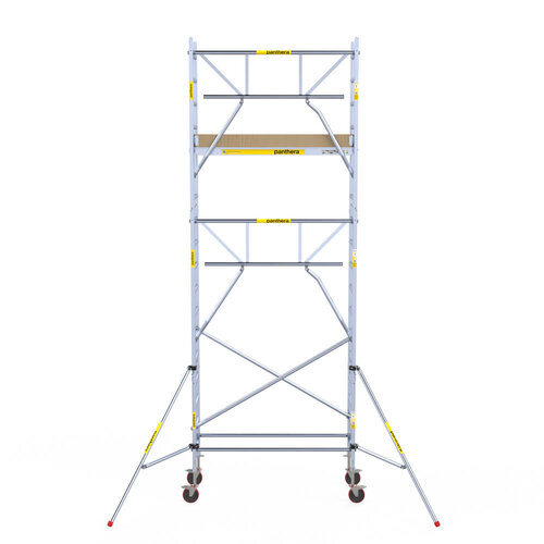 Panthera 75x185 Rollgerüst 6,2 m Arbeitshöhe einfaches Geländer Panthera Panthera 75x185 Rollgerüst 6,2 m Arbeitshöhe einfaches Geländer