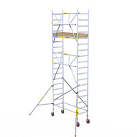 Panthera Panthera 75x185 Rollgerüst 6,2 m Arbeitshöhe einfaches Geländer