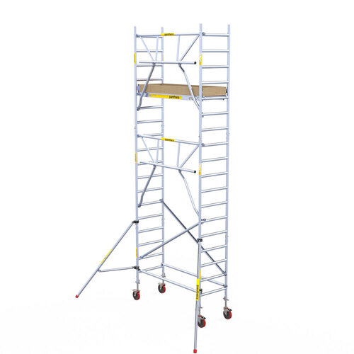 Panthera 75x185 Rollgerüst 6,2 m Arbeitshöhe einfaches Geländer Panthera Panthera 75x185 Rollgerüst 6,2 m Arbeitshöhe einfaches Geländer