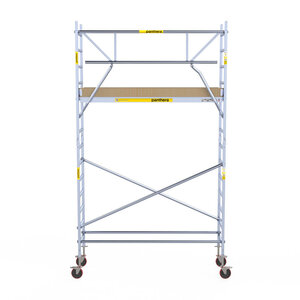 Rollgerüst 75x245 5,2m Arbeitshöhe Einzelgeländer