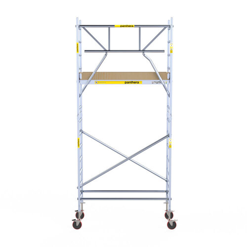 Rollgerüst Panthera 75x185 5,2m Arbeitshöhe einfaches Frontgeländer Panthera Rollgerüst Panthera 75x185 5,2m Arbeitshöhe einfaches Frontgeländer