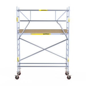 Panthera 75x245 Rollgerüst 4,2 m Arbeitshöhe einfaches Frontgeländer