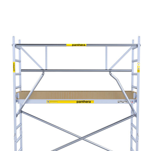Panthera 75x245 Rollgerüst 4,2 m Arbeitshöhe einfaches Frontgeländer Panthera Panthera 75x245 Rollgerüst 4,2 m Arbeitshöhe einfaches Frontgeländer