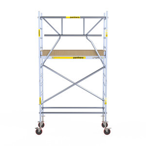 Panthera 75x185 Rollgerüst 4,2m Arbeitshöhe einfaches Frontgeländer