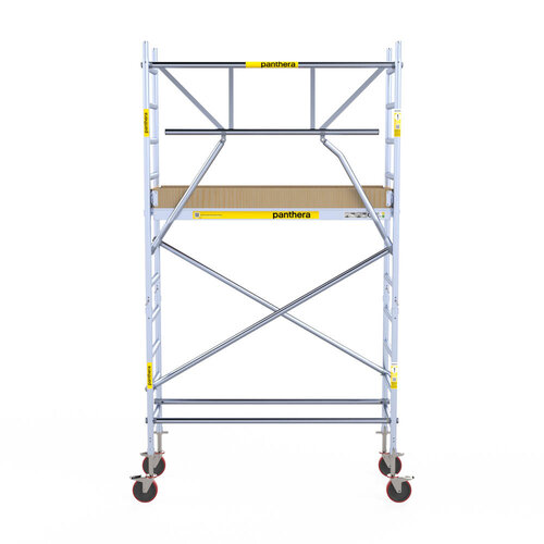 Panthera 75x185 Rollgerüst 4,2m Arbeitshöhe einfaches Frontgeländer Panthera Panthera 75x185 Rollgerüst 4,2m Arbeitshöhe einfaches Frontgeländer