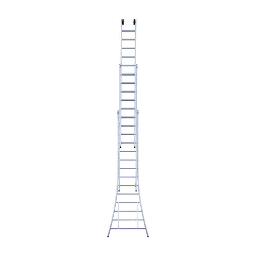 Eurostairs Stehleiter dreiteilig gebogen 3x14 Sprossen + Giebelsprossen Eurostairs Eurostairs Stehleiter dreiteilig gebogen 3x14 Sprossen + Giebelsprossen