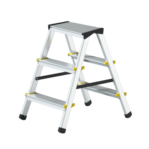 Panthera Panthera Trittleiter für den Haushalt doppelt 2x3 Stufen