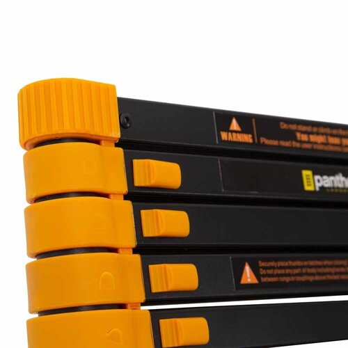 Panthera Teleskopleiter Schwarz/Gelb 3,8 Meter