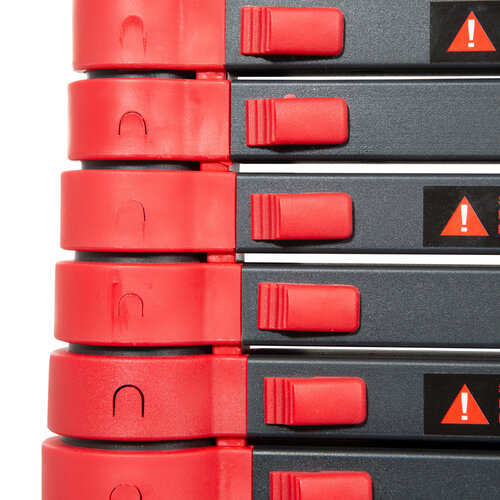 Teleskopleiter Schwarz/Rot 3,8 Meter - Kopieren Panthera Teleskopleiter Schwarz/Rot 3,8 Meter - Kopieren