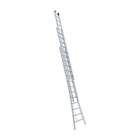 Eurostairs Eurostairs Stufenleiter gebogen 3x14 + Giebelrollen