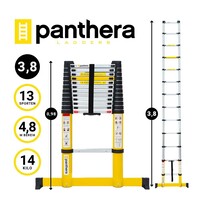 Panthera Teleskopleiter PRO 3,8 Meter