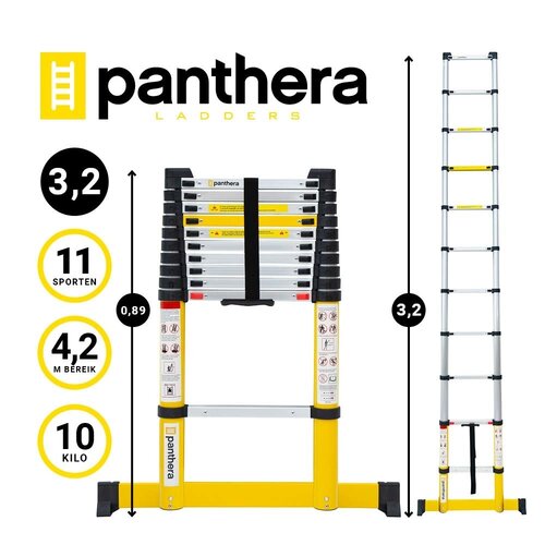 Panthera Teleskopleiter PRO 3,2 Meter