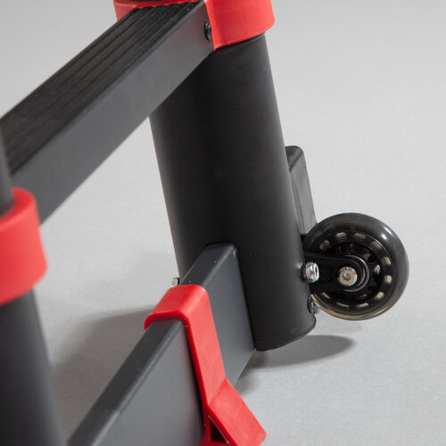 Panthera Teleskopleiter Schwarz/Rot 3,2 Meter