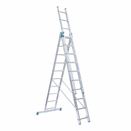 Eurostairs Heimreformleiter dreiteilig gerade 3x10 Sprossen Eurostairs Eurostairs Heimreformleiter dreiteilig gerade 3x10 Sprossen