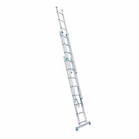 Eurostairs Eurostairs Heimreformleiter dreiteilig gerade 3x8 Sprossen