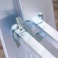 Eurostairs Eurostairs Heimreformleiter doppelt gerade 2x11 Sprossen