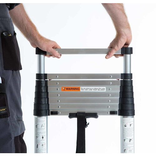 Teleskopleiter Flex 3,80 Meter mit Soft Close Eurostairs Teleskopleiter Flex 3,80 Meter mit Soft Close