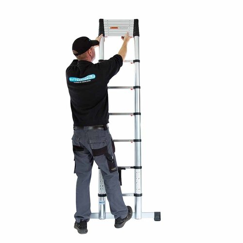 Teleskopleiter Flex 3,80 Meter mit Soft Close Eurostairs Teleskopleiter Flex 3,80 Meter mit Soft Close