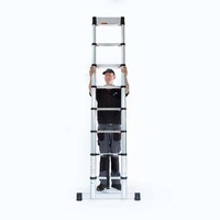 Eurostairs Teleskopleiter Flex 3,20 Meter mit Soft Close