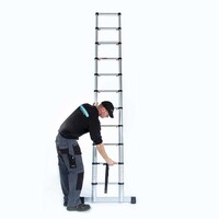 Eurostairs Teleskopleiter Flex 3,20 Meter mit Soft Close