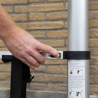 Eurostairs Flex-Teleskopleiter 2,60 m mit Soft Close