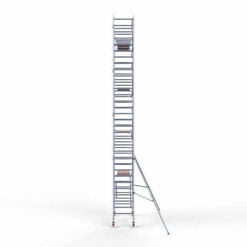 Euroscaffold Rollgerüst komplett aus Carbon 90 x 250 x 10,2 m Arbeitshöhe + einseitiges Frontgeländer