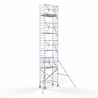 Euroscaffold Rollgerüst komplett aus Carbon 90 x 190 x 10,2m Arbeitshöhe + einseitiges Frontgeländer