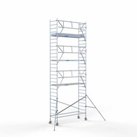 Euroscaffold Rollgerüst komplett 90 x 305 x 9,2m Arbeitshöhe + einseitiges Frontgeländer