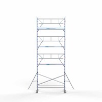 Euroscaffold Rollgerüst komplett 90 x 305 x 9,2m Arbeitshöhe + einseitiges Frontgeländer