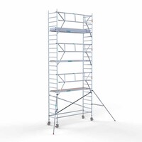 Euroscaffold Rollgerüst Kompletter Carbonboden 90 x 305 x 8,2m Arbeitshöhe + einseitiges Frontgeländer