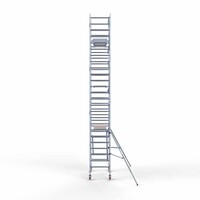 Euroscaffold Rollgerüst Kompletter Carbonboden 90 x 190 x 8,2m Arbeitshöhe + einseitiges Frontgeländer