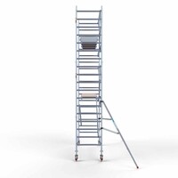 Euroscaffold Rollgerüst Kompletter Carbonboden 90 x 305 x 6,2m Arbeitshöhe + einseitiges Frontgeländer