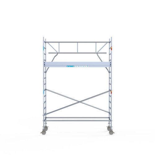 Euroscaffold Rollgerüst komplett aus Carbon 90 x 305 x 5,2 m Arbeitshöhe + einseitiges Frontgeländer
