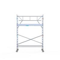 Euroscaffold Rollgerüst komplett 90 x 305 x 5,2 m Arbeitshöhe + einseitiges Frontgeländer