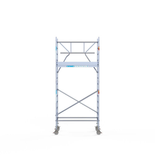 Rollgerüst komplett 90 x 190 x 5,2m Arbeitshöhe + einseitiges Frontgeländer Euroscaffold Rollgerüst komplett 90 x 190 x 5,2m Arbeitshöhe + einseitiges Frontgeländer