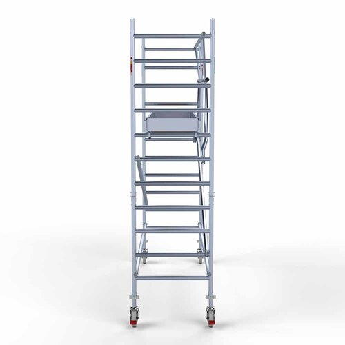 Euroscaffold Rollgerüst Kompletter Carbonboden 90 x 305 x 4,2m Arbeitshöhe + einseitiges Frontgeländer