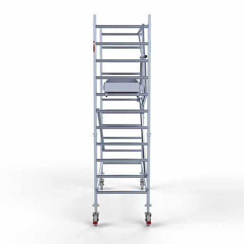 Euroscaffold Rollgerüst komplett aus Carbon 90 x 250 x 4,2 m Arbeitshöhe + einseitiges Frontgeländer