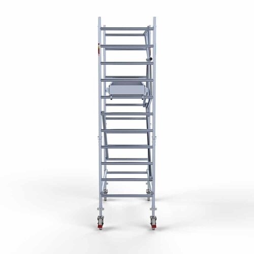 Rollgerüst komplett 90 x 190 x 4,2m Arbeitshöhe + einseitiges Frontgeländer Euroscaffold Rollgerüst komplett 90 x 190 x 4,2m Arbeitshöhe + einseitiges Frontgeländer