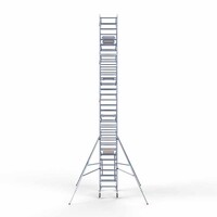 Euroscaffold Rollgerüst Kompletter Carbonboden 90 x 190 x 10,2m Arbeitshöhe + beidseitiges Frontgeländer