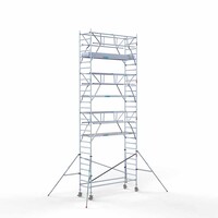Euroscaffold Rollgerüst Kompletter Carbonboden 90 x 305 x 9,2m Arbeitshöhe + beidseitiges Frontgeländer