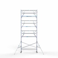 Euroscaffold Rollgerüst Kompletter Carbonboden 90 x 305 x 9,2m Arbeitshöhe + beidseitiges Frontgeländer