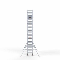 Euroscaffold Rollgerüst Kompletter Carbonboden 90 x 305 x 9,2m Arbeitshöhe + beidseitiges Frontgeländer