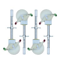 Euroscaffold Rollgerüst Kompletter Carbonboden 90 x 305 x 9,2m Arbeitshöhe + beidseitiges Frontgeländer