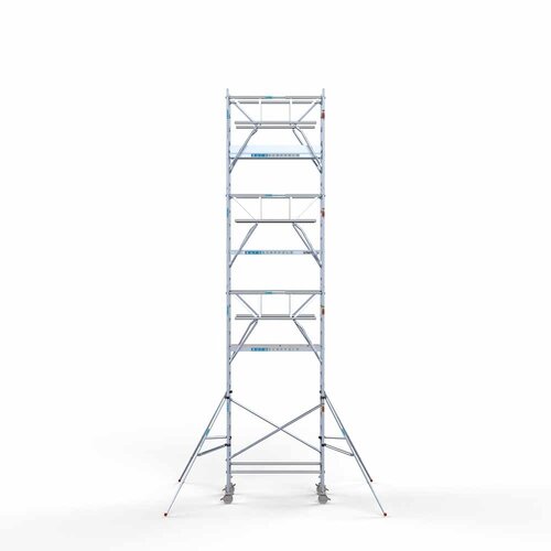 Rollgerüst komplett 90 x 190 x 9,2m Arbeitshöhe + beidseitiges Frontgeländer Euroscaffold Rollgerüst komplett 90 x 190 x 9,2m Arbeitshöhe + beidseitiges Frontgeländer