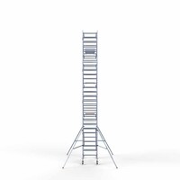 Euroscaffold Rollgerüst komplett 90 x 190 x 9,2m Arbeitshöhe + beidseitiges Frontgeländer
