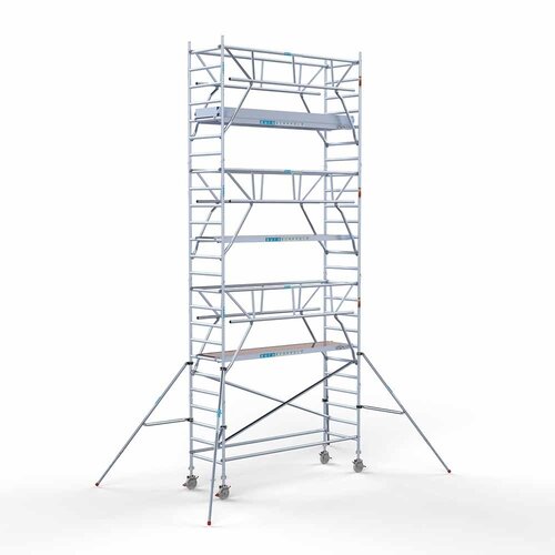 Rollgerüst Kompletter Carbonboden 90 x 305 x 8,2m Arbeitshöhe + beidseitiges Frontgeländer Euroscaffold Rollgerüst Kompletter Carbonboden 90 x 305 x 8,2m Arbeitshöhe + beidseitiges Frontgeländer