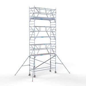 Euroscaffold Rollgerüst komplett 90 x 305 x 8,2 m Arbeitshöhe + beidseitiges Frontgeländer Rollgerüst komplett 90 x 305 x 8,2 m Arbeitshöhe + beidseitiges Frontgeländer